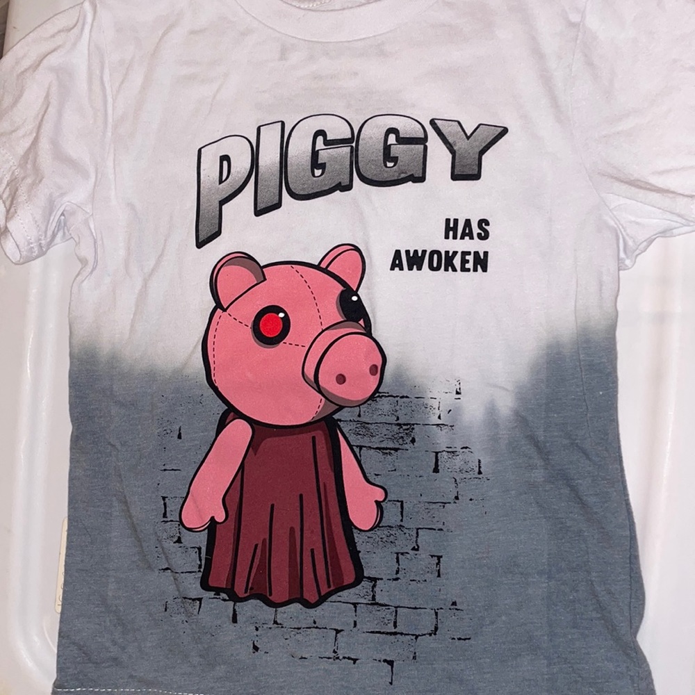 Kids Piggy has awoken Short Sleeve T-Shirt Unisex XS NWT